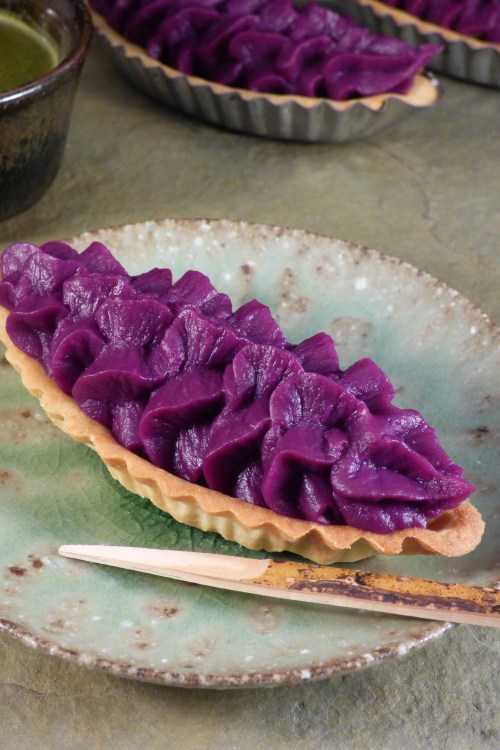 murasaki-imo tart